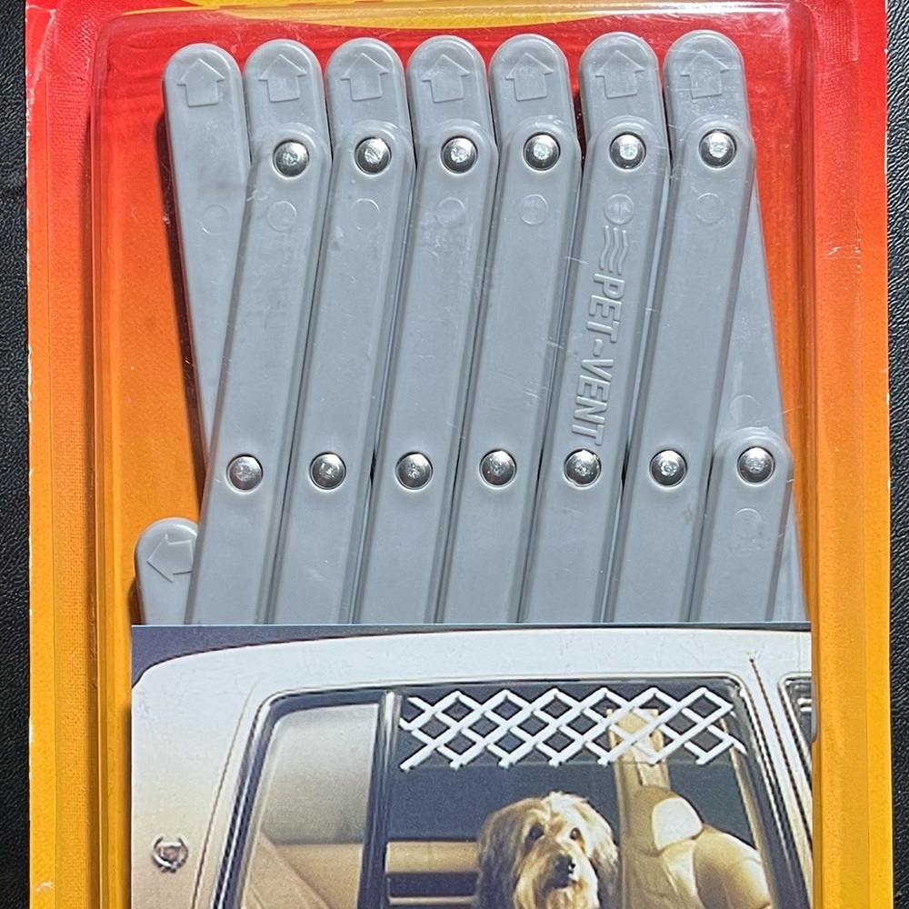 Gray Car Window Ventilation System